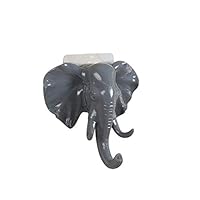 Unbekannt Elephant Head Self Adhesive Home Wall Door Hooks Hanger Bag Keys Strong Sticky Holder