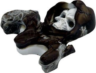 Grim Reaper Pool Cue Holder - Holds 2 Cues