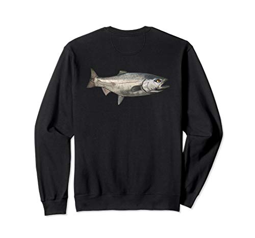 BACK PRINT Salmon Fishing | Salmon Sweatshirt