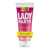 Super Fresh Lady Parts Natural Deodorant for Women Aluminum Free Odor Control for Privates Underboobs Thighs Armpits and Skinfolds Jasmine Rose Scent Long Lasting Freshness for Sensitive Feminine Care