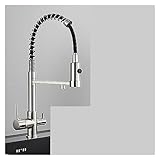 Gefilterter Küchenarmatur, reines Wasser, Küchenarmatur, Doppelgriff, heißes und kaltes Trinkwasser, gereinigte Küchenarmaturen