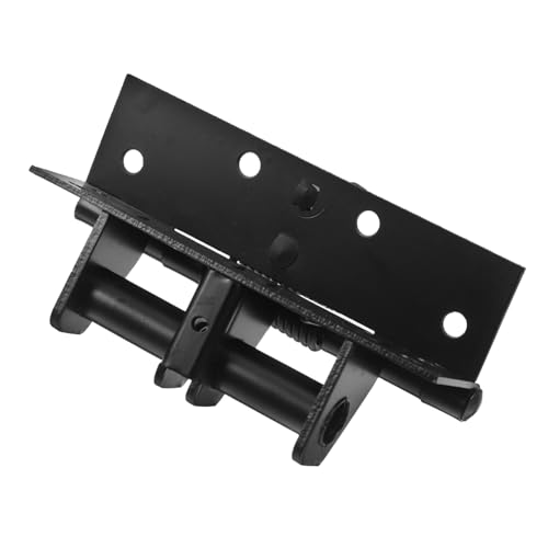 Tofficu 自動閉まる定位スプリング蝶番 ブラック頑丈扉用ドアクローザー キッチン ガレージ対応