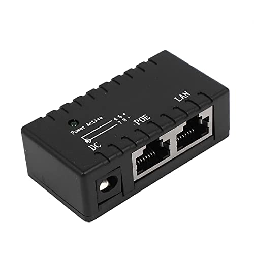 New Lon0167 RJ45 Connector POE Injector Power Over Ethernet Adapter Power Supply (RJ45 - Stecker - POE - Injektor - Netzteil über Ethernet - Adapter) miniatura 1