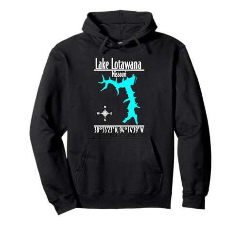 Lake Lotawana Missouri - Modern Pullover Hoodie