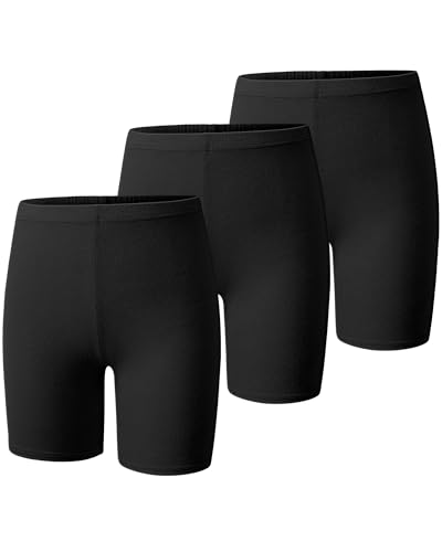 BOOPH Girls Volleyball Bike Shorts Toddler Kids Athletic Cartwheel Dance Compression Shorts 3 Pack