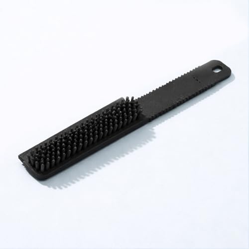 Image of MenzaPro Rubber Pet Hair Brush - Natural Rubber Electrostatic Fur Remover for Car Seats, Carpets, Upholstery & Clothing