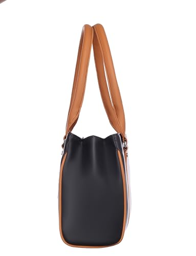 Image of Stylish Women Faux Leather Handbags Medium size 3 Comaprtment Office College Daily use Shoulder bag for Women