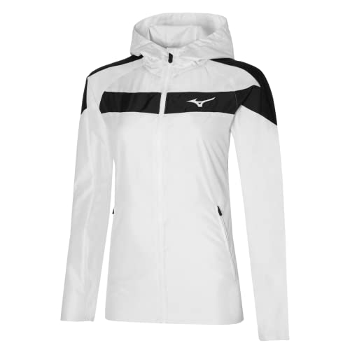 Image of Mizuno Women's Hooded Jacket Tennis, White, L