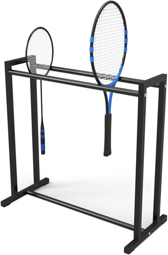 Carrito para raquetas de bádminton comercial: estructura reforzada de alta resistencia