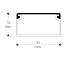 Cablecoach L1530BR1 Organizador de Cables, Negro