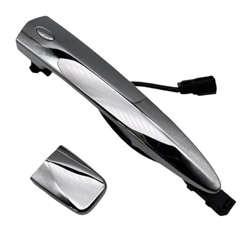 Poignée portière extérieure argent chrome pour un accès fluide à votre voiture au quotidien
