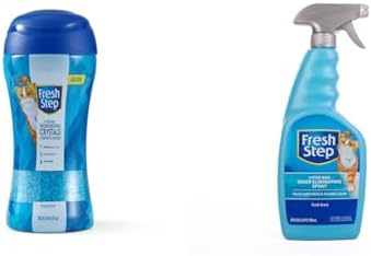 Fresh Step Cat Odor Control Bundle: Litter Crystals in Fresh Scent, 15 Oz & Litter Box Odor Eliminating Spray, 24 Oz - Combats Cat Odors and Neutralizes Smells to Keep Your Home Clean image 2