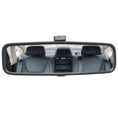 MospdyGear 814842 Windshield Rear View Mirror Inner Rearview Mirror with Plastic Housing Replacement for Peugeot 107 Replacement for Renault Clio 1 1991-1998