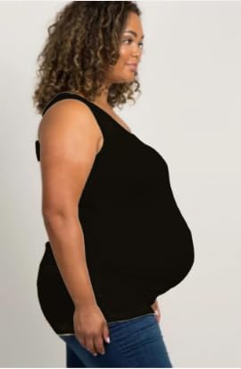 IKKAI Women The Ultimate Camisole Skin Feels Cool and Cold Maternity Camisole for Women | High-Waist| Pack of 1 (L, Black) - Image 6 thumbnail
