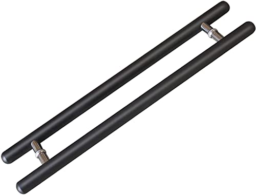 Poignée de porte intérieure extérieure double face bois 120cm - 2