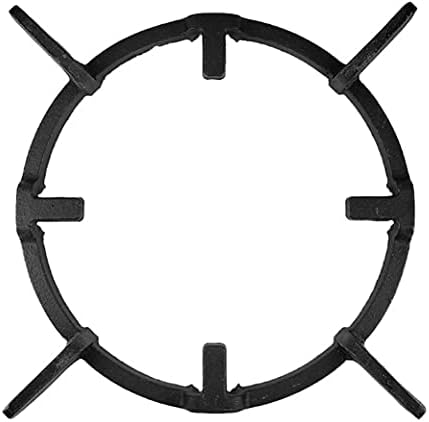 Kacniohen Stove Pan Support, Stove Trivets Stove Pan Pot Support Stand Rack Support Ring Cooktop Range Pan Holder For Wok Gas Hob, Black
