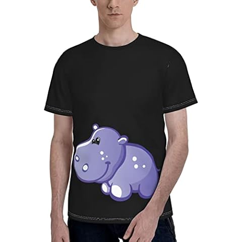 TCIYPILTD Cute Hippo T Shirts Cover
