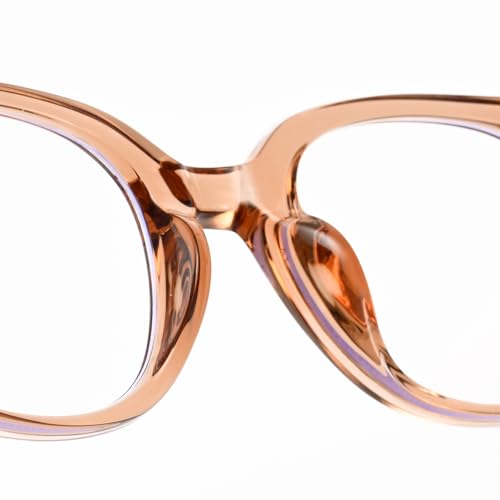 Image of Dollger Blue Light Blocking Glasses For Woman Men Thick Frame Square Computer BlueLight Glasses Clear Lens Non-Prescription