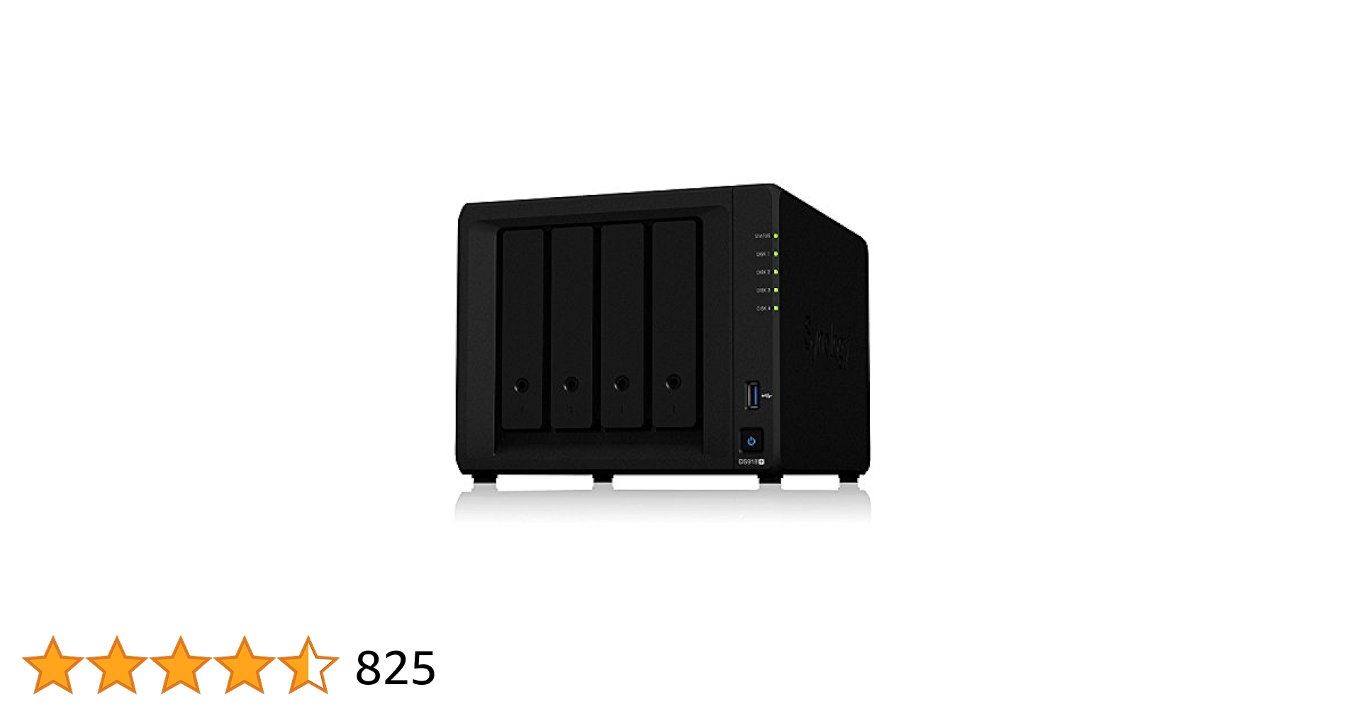 Synology NAS DS918+ 4ベイ ブラック Amazon.co.jp: 【NASキット】Synology DiskStation DS918+ [4