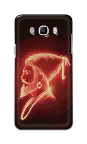 Image of Plastic, Polycarbonate PRINTFIDAA Printed Hard Back Cover Case for Samsung Galaxy J7 2016 | Samsung Galaxy On 8 2016 Back Cover (Chatrapati Shivaji Maharaj) -112, Multicolor