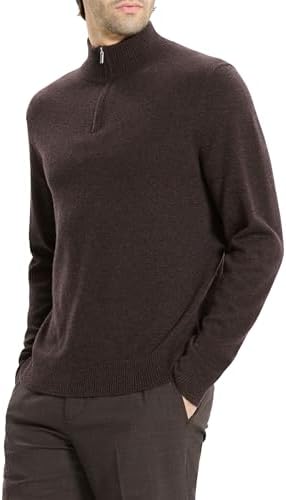 Close-up view of the soft, premium cashmere texture of the Hilles sweater.