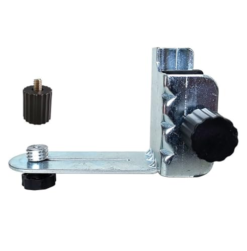 Laser Level Bracket Adjustable 1/4" and 5/8" Mount Adapter Line Laser Positioning Base for Telescoping Pole for Rotary and Line Laser Levels
