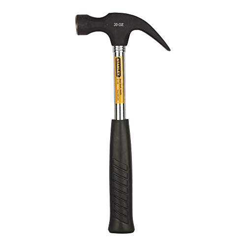 STANLEY 51-158 Steel Shaft Claw Hammer-560gms (Yellow & Black)