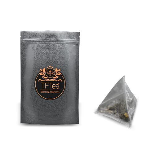 TFTea té negro Chinese Keemun - 25 Pirámides de hojas sueltas de 3g Cover
