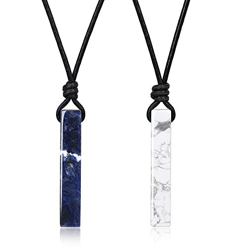 Colliers en cuir pendentifs pour couples symbole d'amour éternel pour la Saint-Valentin
