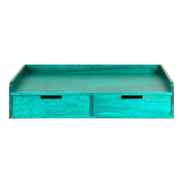 Onlinecraft Wooden 2 Drawer Wall Shelves for Living Room Bed Room Home Decorative Wall Mount Drawer Sliding Wall Shelves (Sky) (B0CRTXM876) Amazon Price History, Amazon Price Tracker