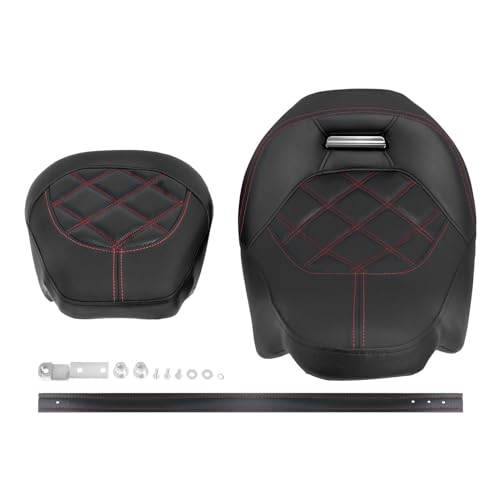 Asiento de motocicleta Harley Electra Glide FLHTCUSE con soporte lumbar doble 3