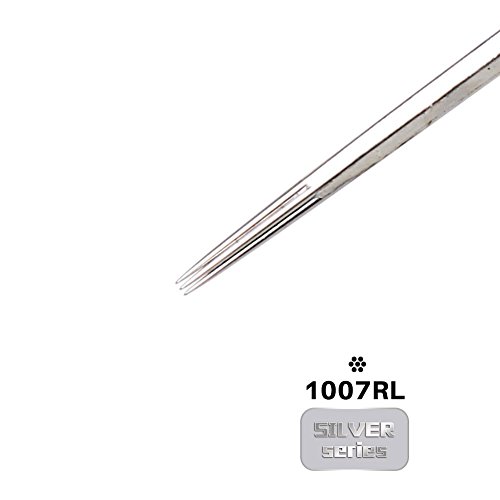 Dragonhawk Silver Series Tattoo Needles Assorted Liners And Shaders 50 Pcs Disposable & Sterilized Mixed Size Tattooing Needle Box Ybz #TOP2