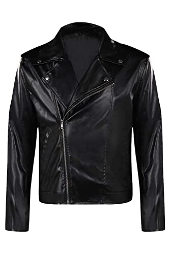 Costume de Danny Zuko Grease veste T-Birds homme pour trouver un déguisement confortable et rapide