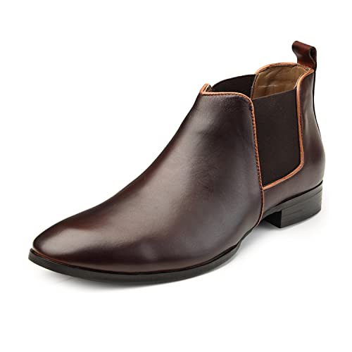 Image of LOUIS STITCH Men's Demesure Unerobe Italian Handmade Genuine Leather Formal Boots Shoes