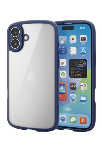 GR iPhone 16 Plus P[X NA ϏՌ Ռz Ɍ݌v nCubh ^ y Xgbvz[t SGA[NbV Xgbvz_[V[gt TOUGH SLIM LITE lCr[ PM-A24BTSLFCKNV