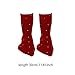 Aymzbd Ice Skating Leg Warmers Knit Long Leg Warmers Decor Fashion Supplies Keep Warm Ice Figure Skating Socks for Sports Dance, Red