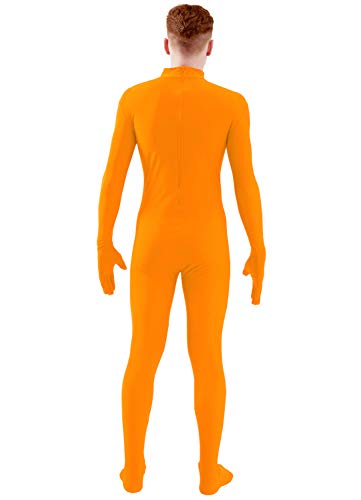 Image of Ensnovo Mens Mock Neck Full Body Unitard Spandex Zentai Suits Costumes