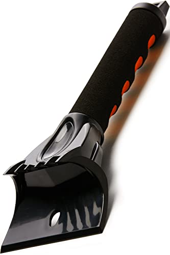 LYVANAS grattoir Glace Voiture - Grattoir Pare Brise Voiture Professionnel Ergonomique Rapide & Puissant - Gratte...