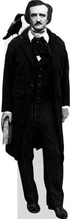 H79002 Edgar Allan Poe Cardboard Cutout Standee