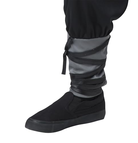 Disfraz de ninja combatiente para niños talla Large miniatura 6