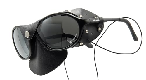 Lunettes coupe-vent avec œillères en cuir pour une isolation totale face aux UV