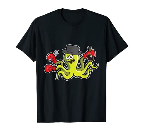 Drunk Octopus Wants to Fight Cute T-Shirt