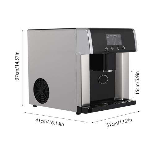 Máquina Portátil 2-en-1 para Fabricar Hielo con Pantalla Táctil miniatura 6