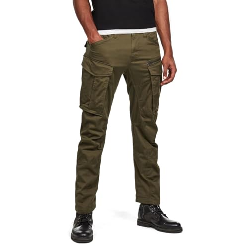G-Star Hombres Rovic Zip 3d Regular Tapered Pants, Verde Dk Bronze Green D02190-5126-6059 , 34w 32l G-Star Hombres Rovic Zip 3d Regular Tapered Pants, Verde Dk Bronze Green D02190-5126-6059 , 34w 32l