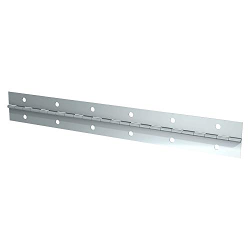 TCH Hardware 28" Stainless Steel Continuous Piano Hinge - 0.06" x 2.5" x 28"