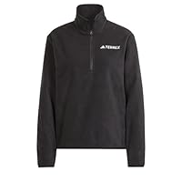 adidas Damen Terrex Multi Essentials Half Zip Fleece Jacket, Black, XS