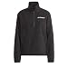 adidas Women's Terrex Multi Essentials Half Zip Fleece Jacket, Black, M