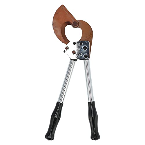 Hardware manual, cortador de cable de trinquete ajustable JA40 herramienta de corte de trinquete industrial conveniente con bolsa de almacenamiento para cables de cobre y aluminio