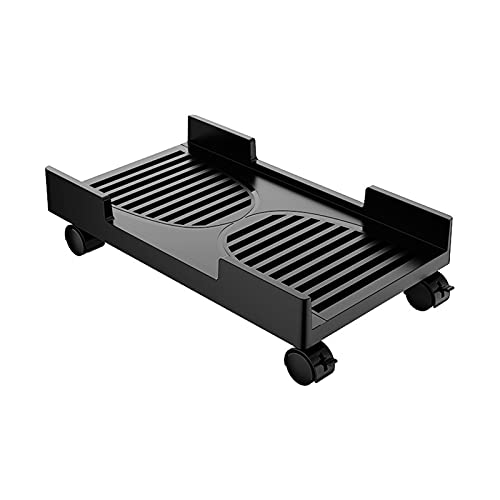 Soporte para Laptop, soporte de CPU móvil con ruedas, apto para torre de computadora y impresora miniatura 1