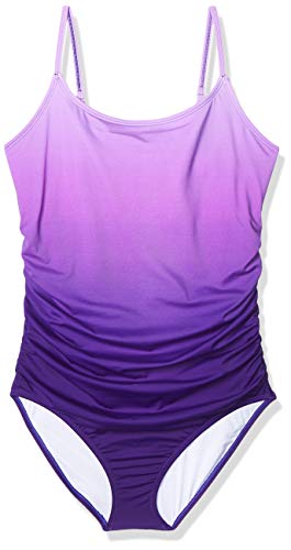 Speedo Women's Ombre Shirred One Piece Swimsuit